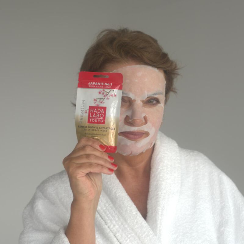 hada labo tokyo express glow & anti stress jelly