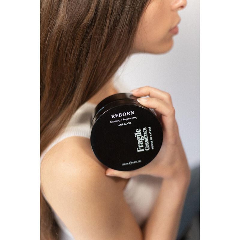 fragile cosmetics reborn repairing + regenerating hair mask