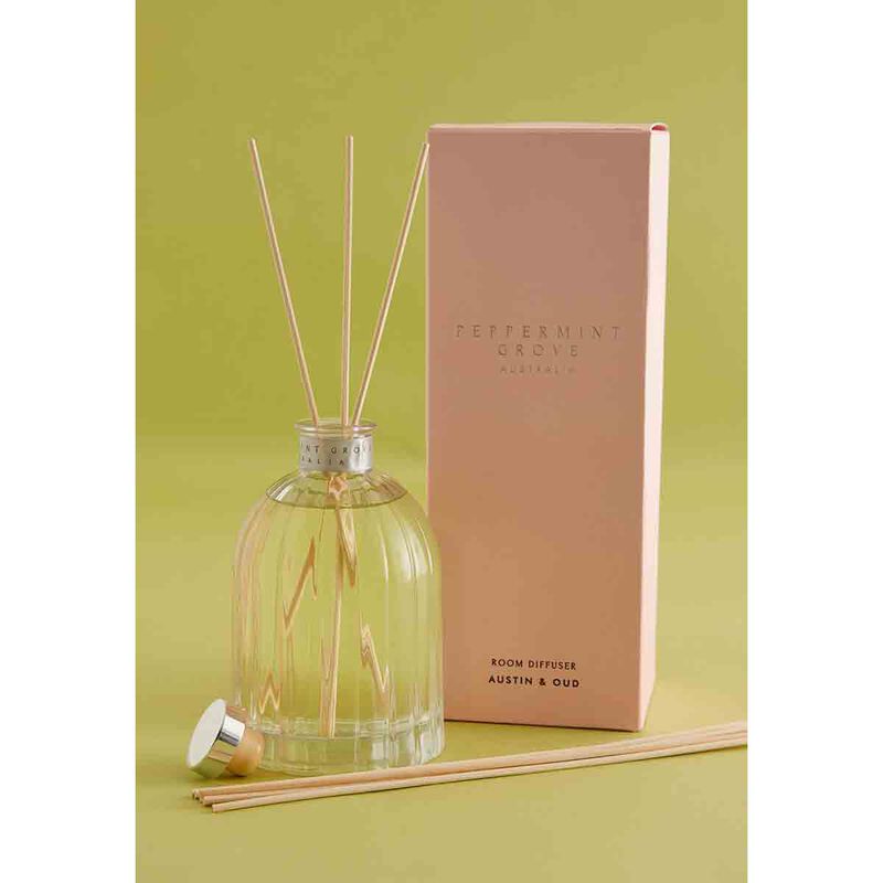 peppermint grove austin and oud diffuser 350ml