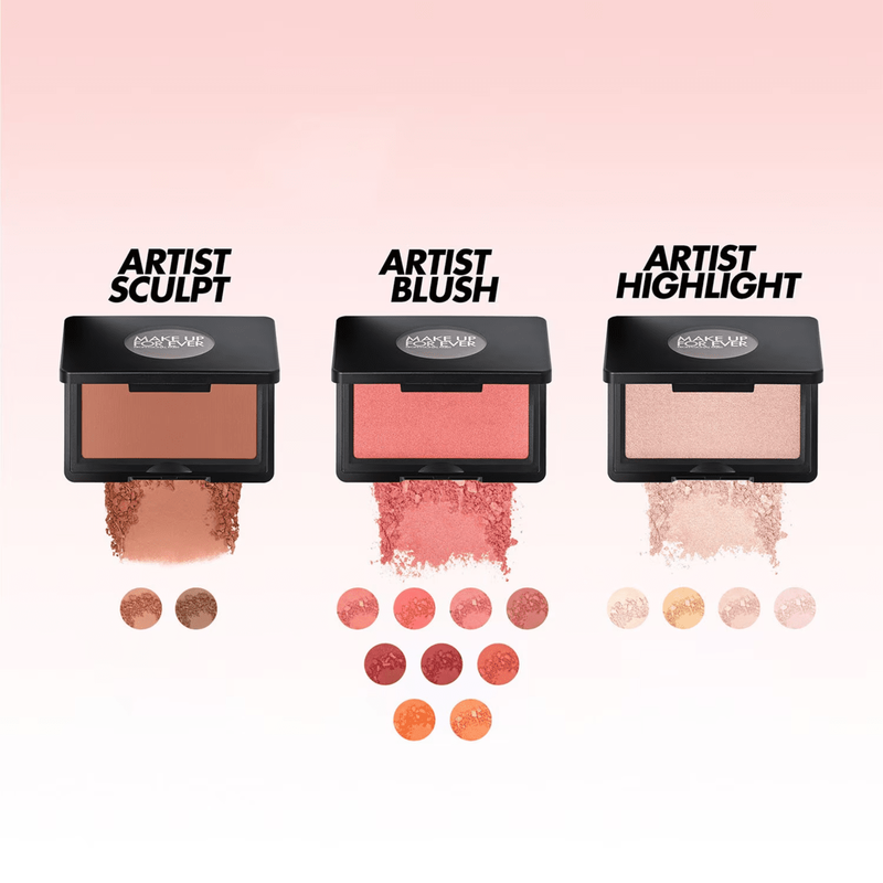 make up for ever artist face powder  blush