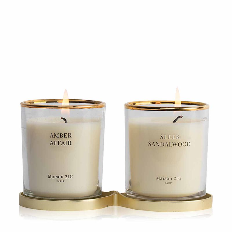 maison 21g mini scented passion amber sandalwood set