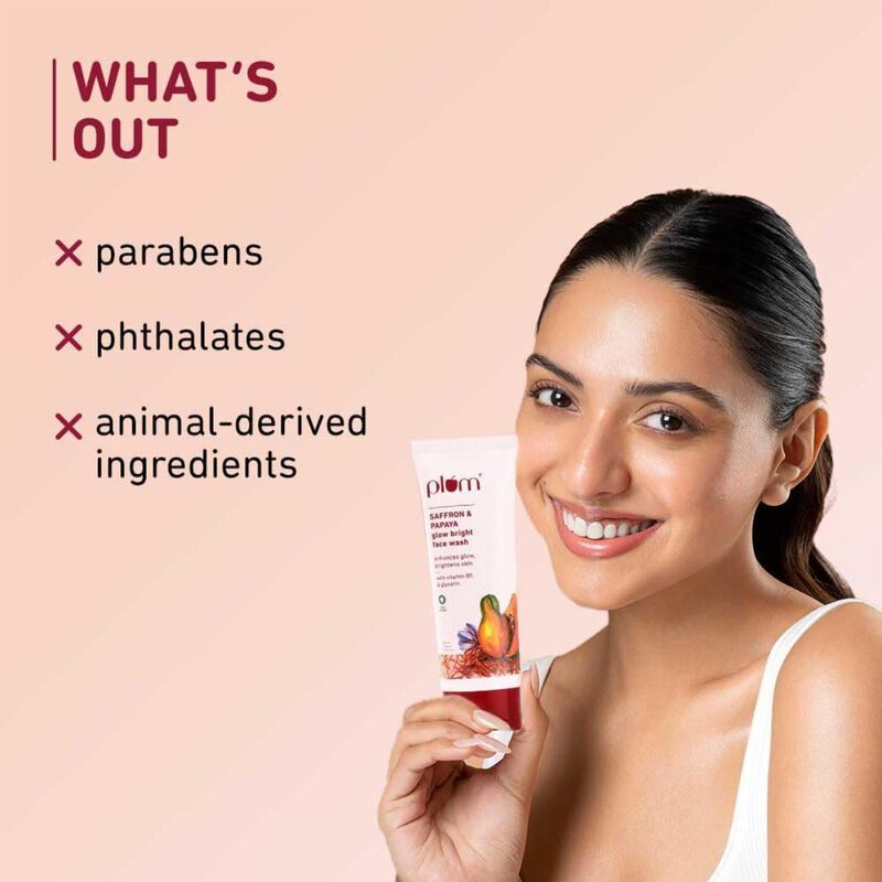 بلوم غسول إشراقة وتفتيح بالزعفران والبابايا