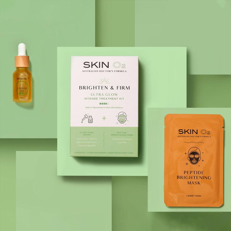 skin o2 ultra glow intense treatment kit