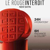 Le Rouge Interdit Satin faces le rouge interdit satin
