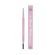 The Brow Boss Pencil faces the brow boss pencil