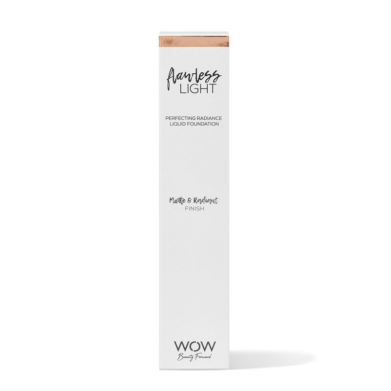 wow beauty flawless light  perfecting radiance liquid foundation