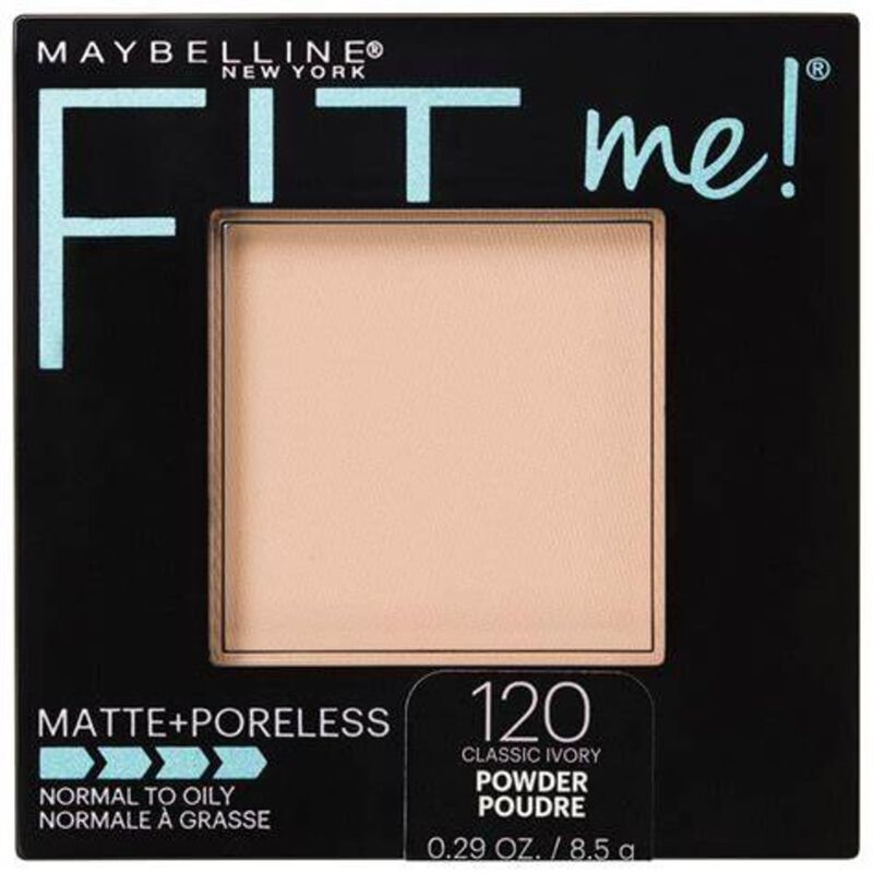 maybelline new york fit me matte and poreless powder 120 ci ivory