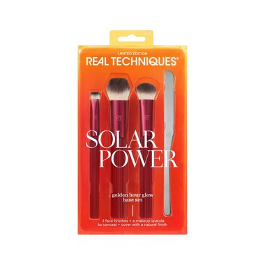 faces solar power golden hour glow base set