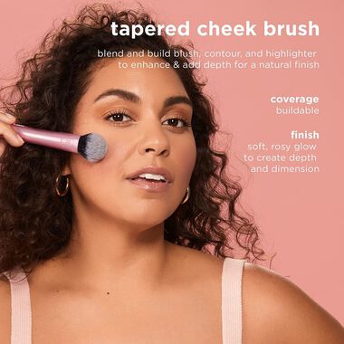 faces tapered cheek makeup brush