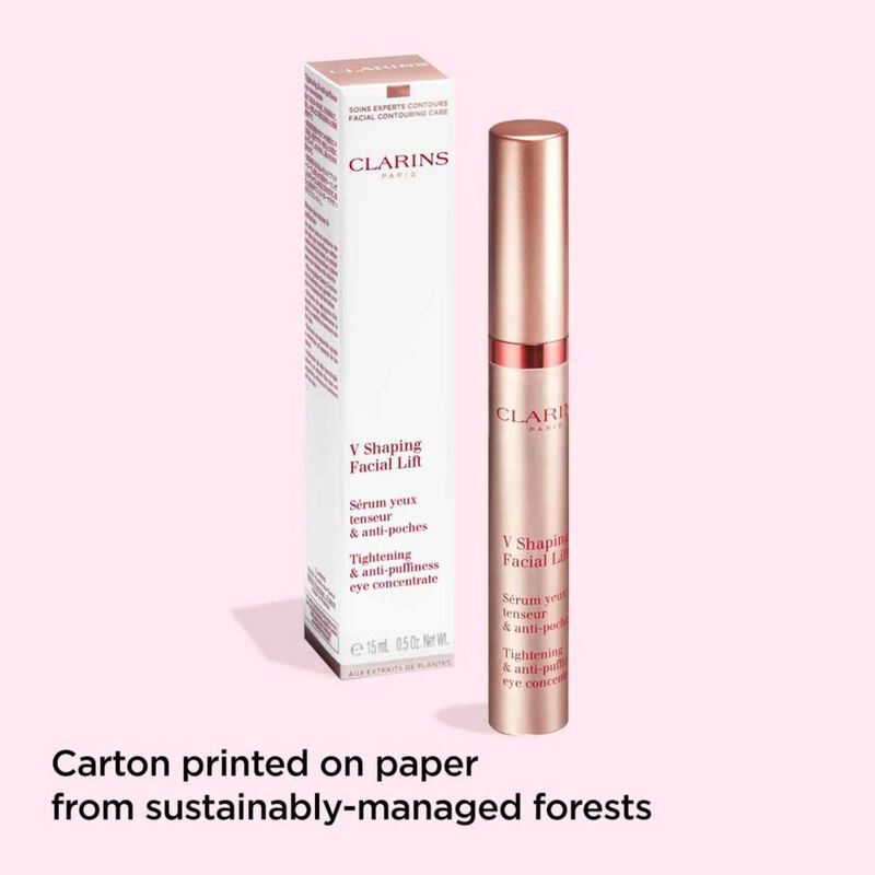 clarins v shaping facial lift tightening & antipuffiness eye concentrate
