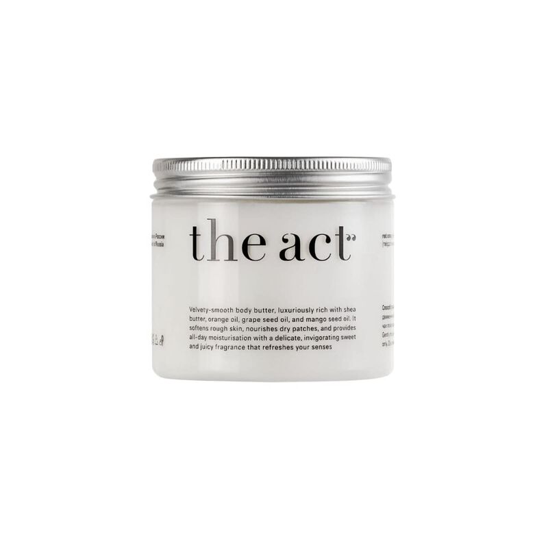 the act red orange body butter