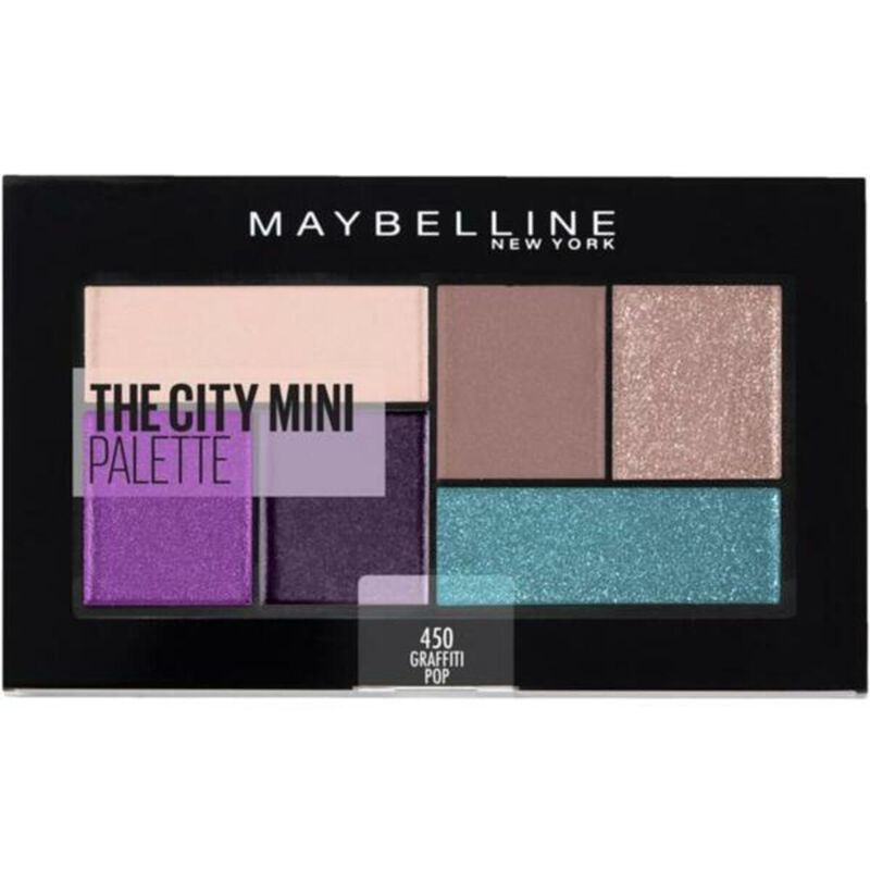 maybelline new york the city mini palette shadows  450 graffiti pop