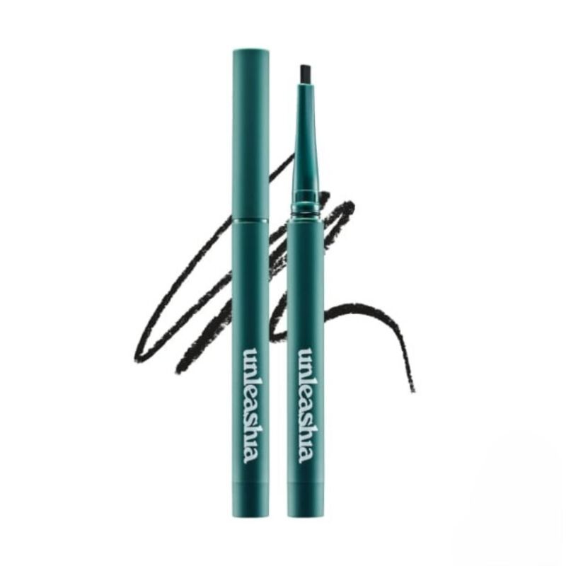 unleashia easy glide flat eyeliner no.1 deep black