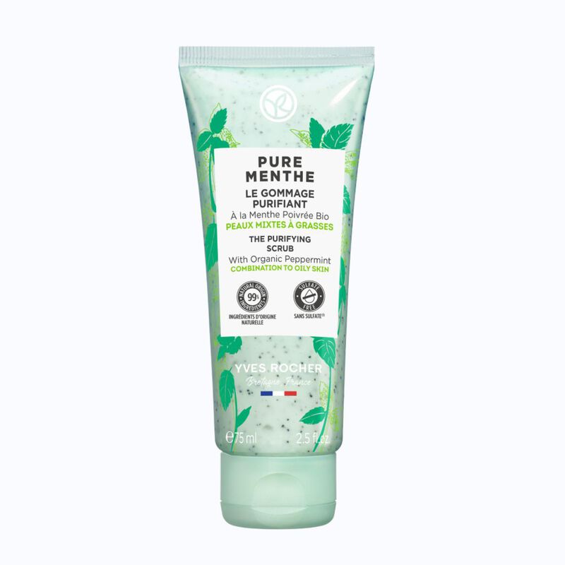 yves rocher pure menthe the purifying scrub 75ml