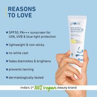 faces rice water   niacinamide sunscreen spf50