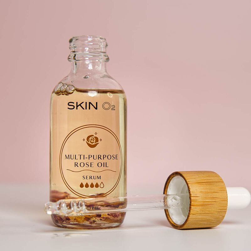skin o2 multi  purpose rose oil