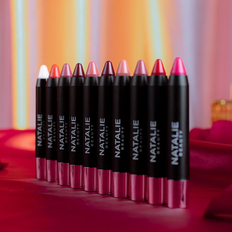 natalie beauty lip lush  silky matte lipstick