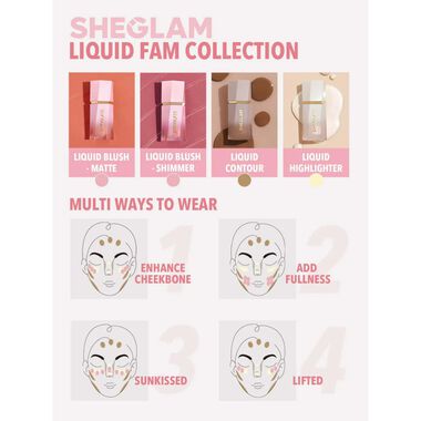 Sheglam Color Bloom Liquid Blush Risky Business 5.2 ml faces sheglam color bloom liquid blush risky business 5 2 ml