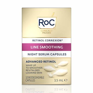 faces retinol correxion line smoothing night serum