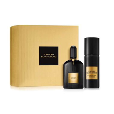 faces black orchid and all over body spray gift set