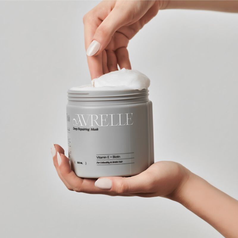 avrelle vitamin e oil + biotin hair mask