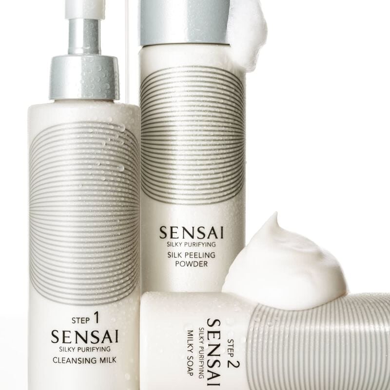 sensai silky purifying silk peeling powder