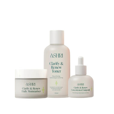 faces clarify   renew trio