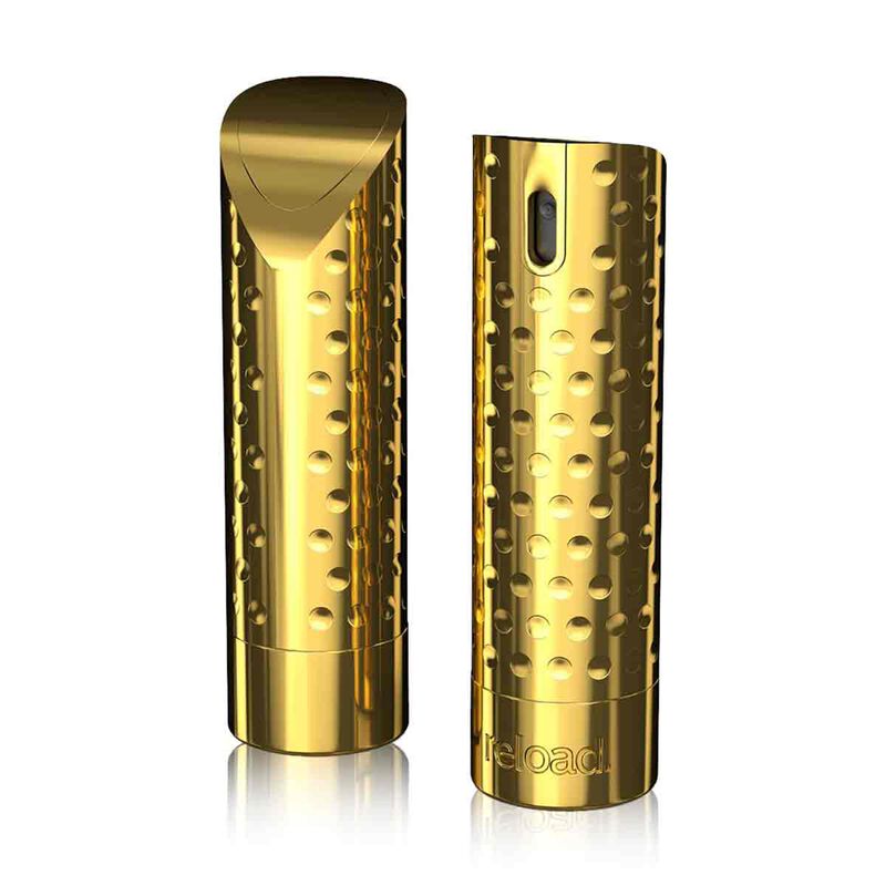 ريلود حقيبة الرذاذ الصغير إمبوسد غولد سكن