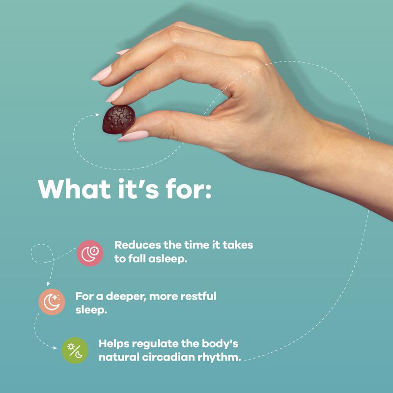 نوتريلي مكملات غذائية جيلي للنوم العميق خالية من السكر