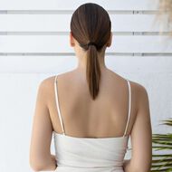 ذيل الحصان بلون الكستنائي البني faces ذيل الحصان بلون الكستنائي البني