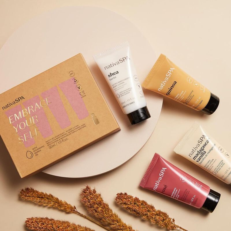 أو بوتيكاريو مجموعة لوشن الجسم من ناتيفا سبا