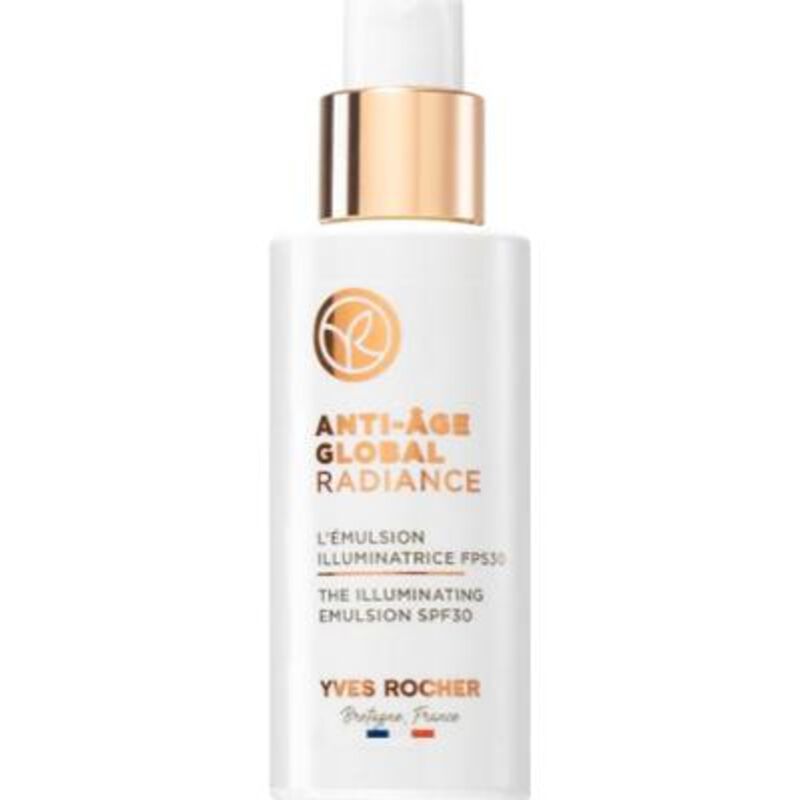 yves rocher anti age global radiance the illuminating emulsion spf30 50ml
