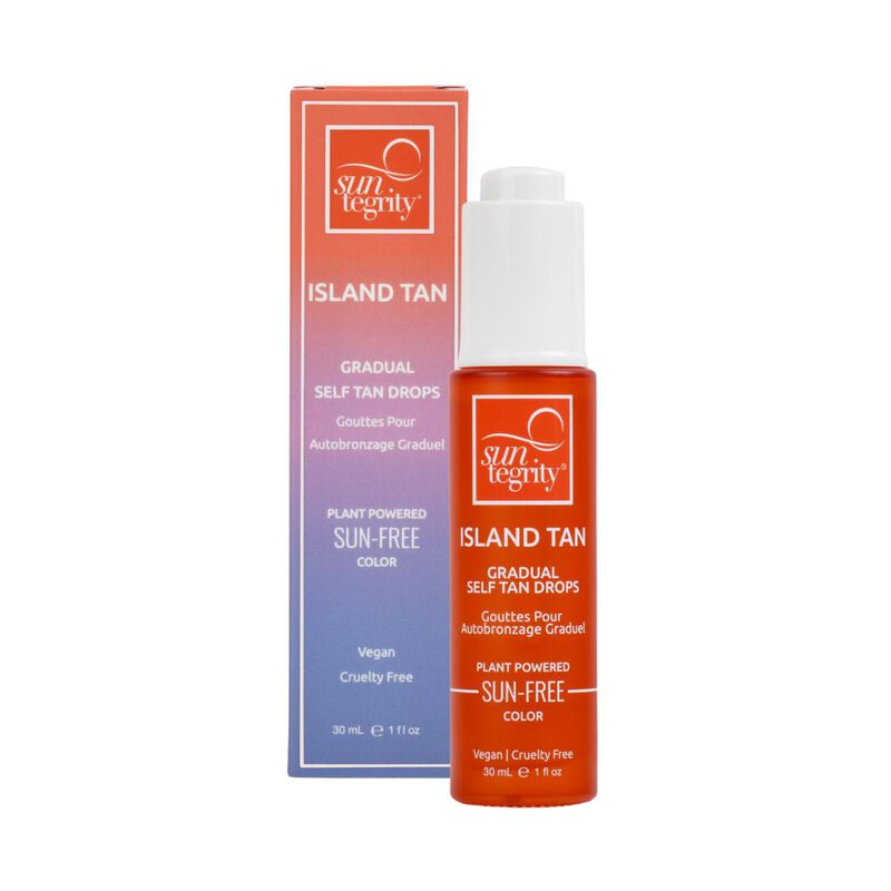 suntegrity island tan gradual self tanning drops