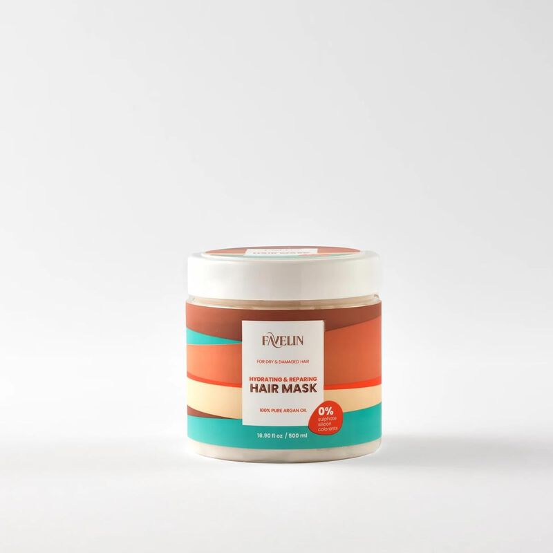 favelin hydrating & repairing hair mask 500ml