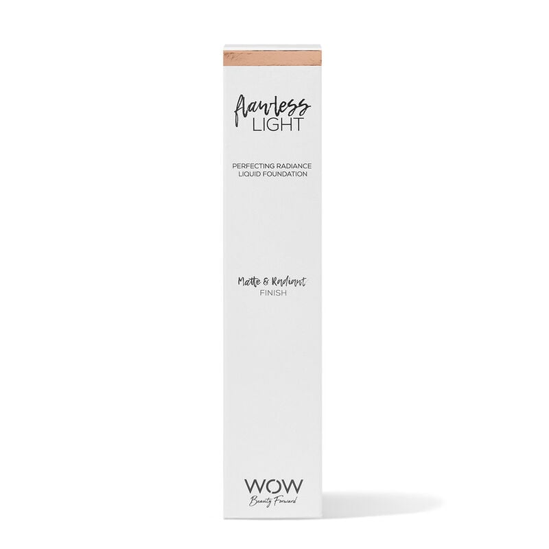 wow beauty flawless light perfecting radiance liquid foundation