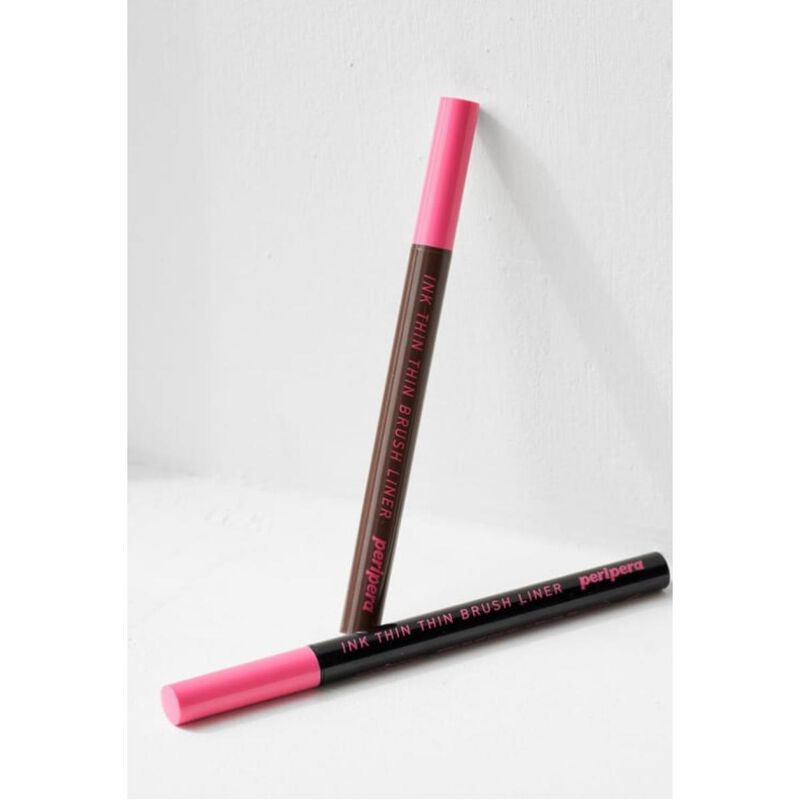 peripera ink thin thin brush liner 002 brown film