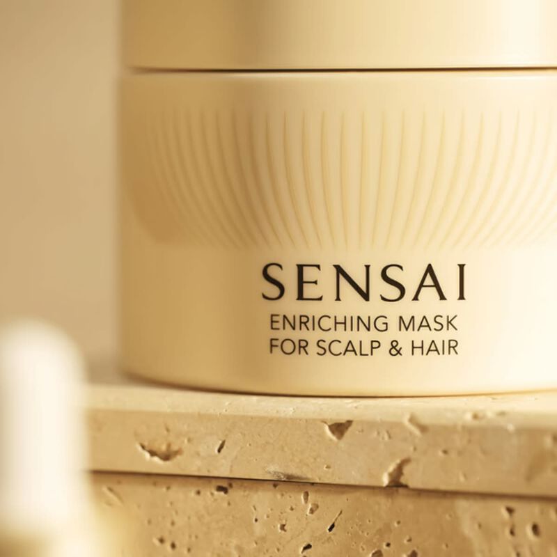 sensai enriching mask for scalp & hair