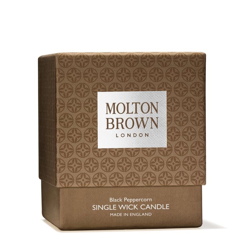 molton brown black peppercorn single wick candle