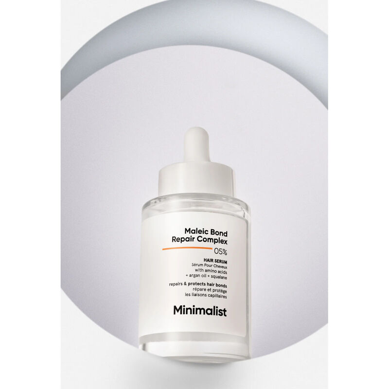 minimalist maleic bond repair complex 5% hair serum