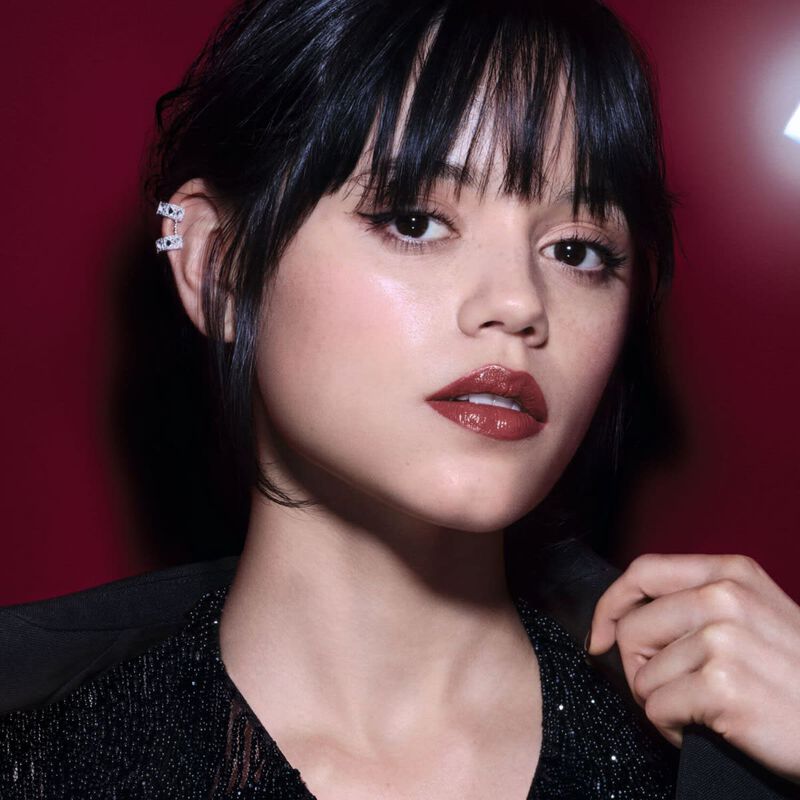 dior rouge on stage ultra longwear lipstick with a shine finish