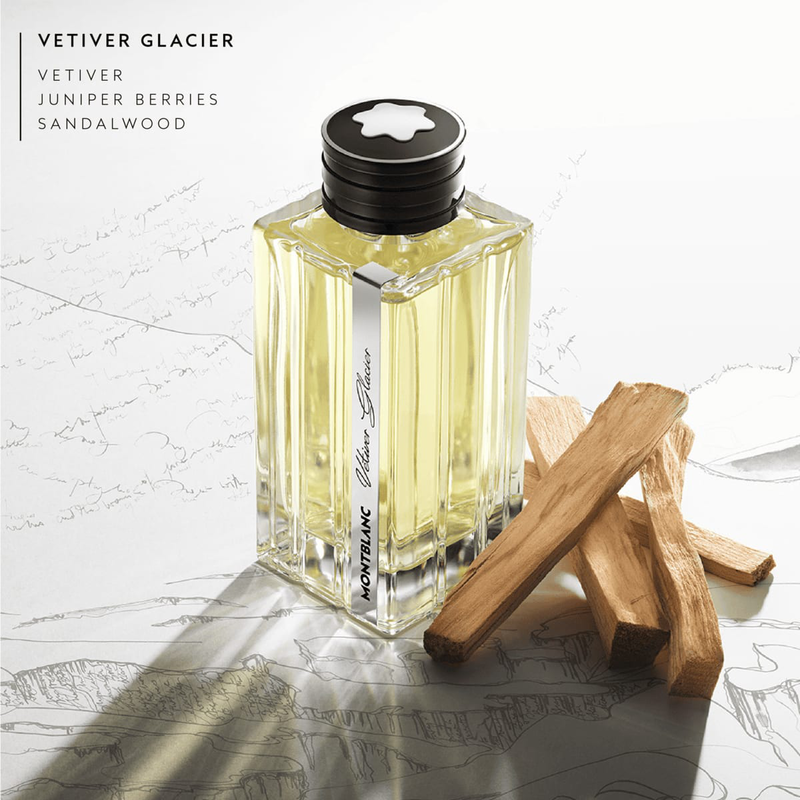 mont blanc vetiver glacier