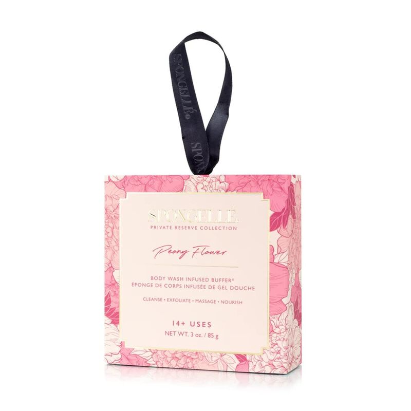 spongelle private reserve peony flower body wash infused buffer (14+uses)