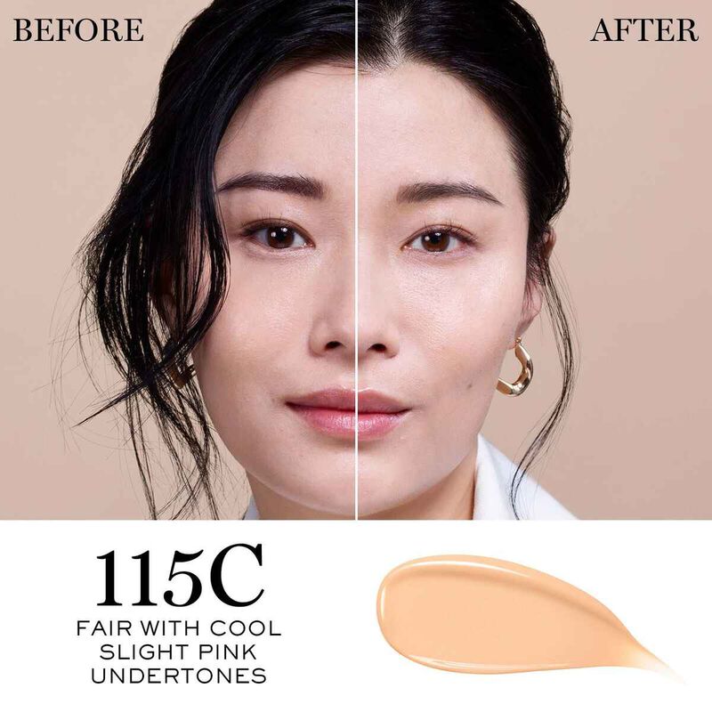 lancome كريم أساس teint idole ultra wear care & glow مع حمض الهيالورونيك