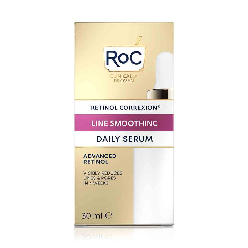 roc retinol correxion line smoothing daily serum 30ml