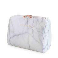 Signature Marble Makeup Pouch faces signature marble makeup pouch