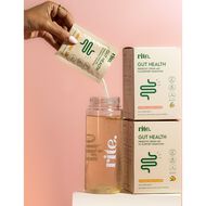 faces gut health drink mix peach flavor   x15 sachets