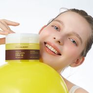 faces collagen glow up gel toner pads