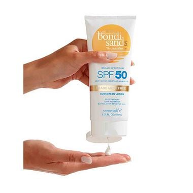 Sunscreen Lotion SPF50+ Fragrance Free 150ml faces sunscreen lotion spf50 fragrance free 150ml