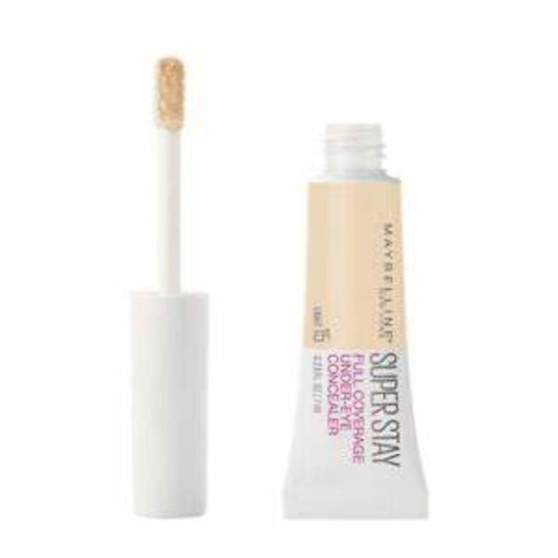 maybelline new york superstay full coverage 24h undereye concealer 15 light