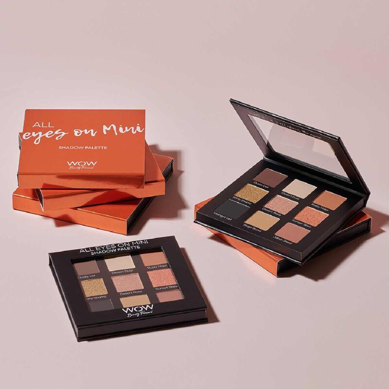 wow beauty all eyes on mini shadow palette